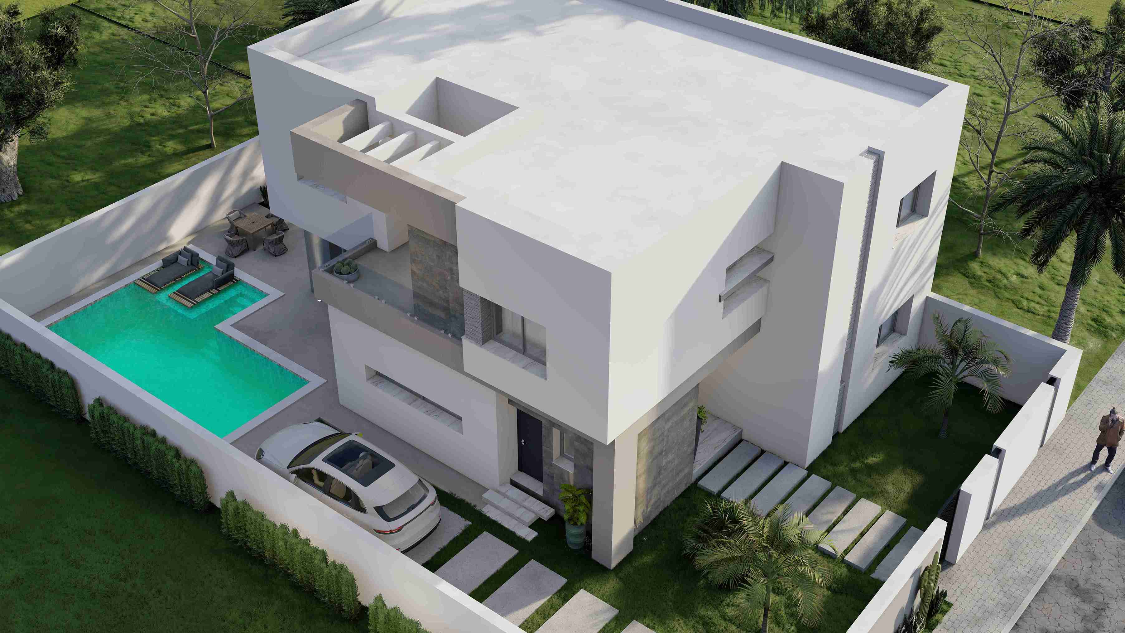 VILLA LOTISSEMENT PARADISE SOUKRA R+1